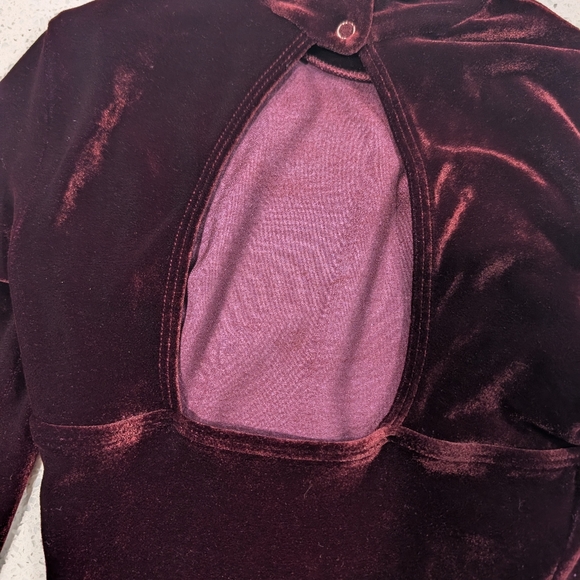 CHRISTMAS GK Ice Figure Skating Baton Twirling Dance Skirted Dress Leotard AXS - Picture 3 of 5